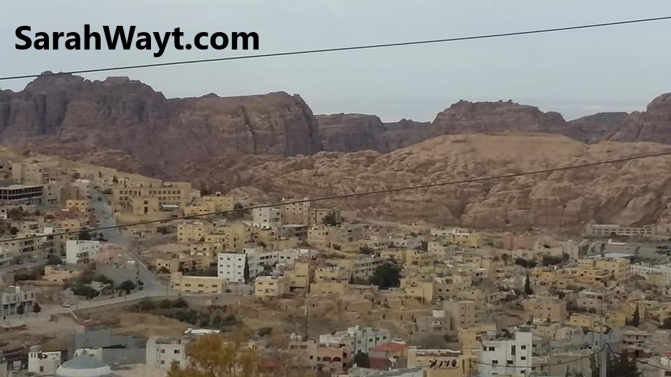 Looking out at Petra on my first morning of my Jordanian Journey