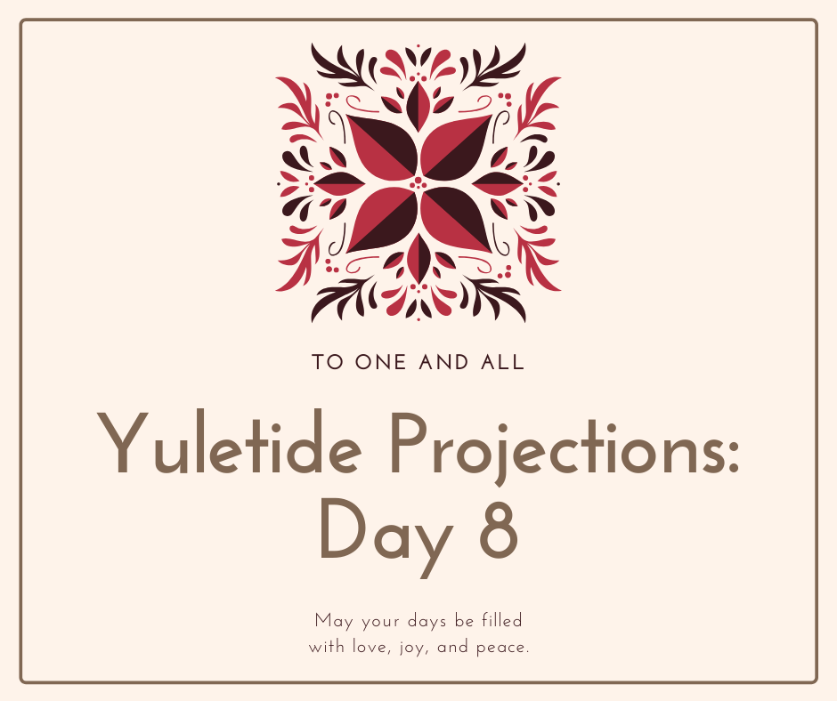 Yuletide thanks and projections. Merry Christmas