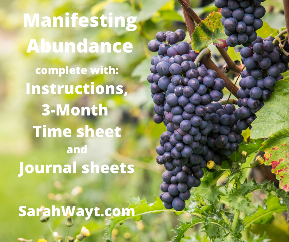 3 month spiritual energy exchange abundance timesheet